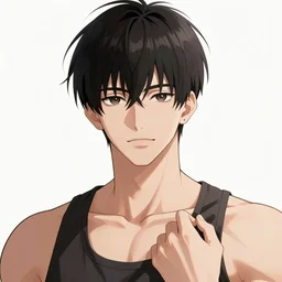 portrait of a sexy anime boy by Stanley Artgerm Lau, WLOP, Rossdraws, James Jean, Andrei Riabovitchev, Marc Simonetti, and Sakimichan, trending on artstation and pixiv