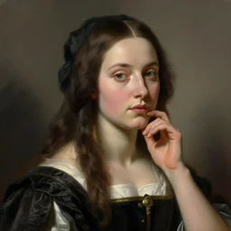 portrait of pocahontas, expressive pose, highly detailed, digital painting, smooth, sharp focus, by Jean Auguste Dominique Ingres