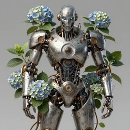 a beautiful intricate fine art RPG portrait photo of a  mechanical industrial steampunk cybernetic yin yang symbol, overgrown with hydrangea, montsera leaves by anna dittman and zach sutton, golden ratio composition,  studio lighting, 50mm lens, very detailed, very sharp!, masterpiece!, bionic, cybernetic scifi, deep depth of field, artstation, 8K post processing, highly coherent