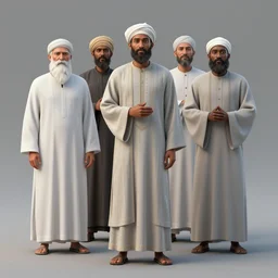 sufi figures in the style of maud ventours behance hd octane render
