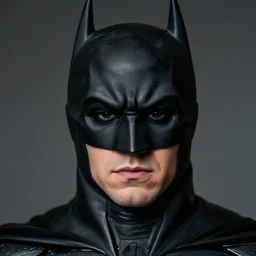 blake lively as batman, hd, ultrarealistic, hyperrealistic, symmetrical face,
