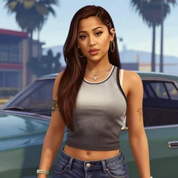 ariana grande in gta v screenshot