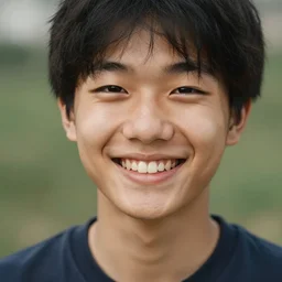 a person smiling