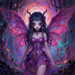 original jean giraud digital art painting pastel goth aesthetic, creepy kawaii, psychedelic, sabbas apterus