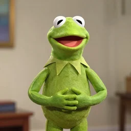 jordan peterson cosplaying as kermit the frog