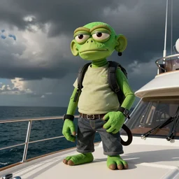 bored apes on a yacht, nikon photo