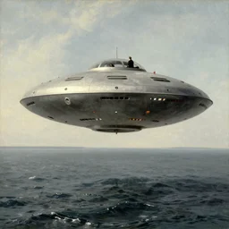 henri rousseau aboard a jules verne ufo