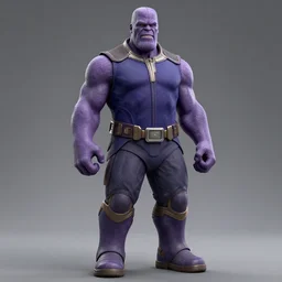 ( pope ) thanos!, purple skin, josh brolin, full body shot, realistic, highly detailed