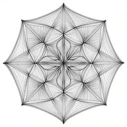 an intricate subtle geometric pattern, low contrast, line art