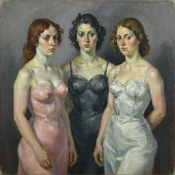 over lapping women by Willem de Kooning