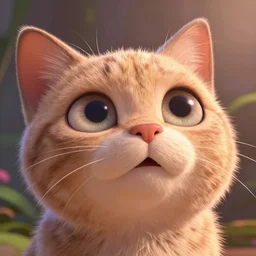 a cat looking at the most beautiful thing in the world, wide irises, this is beautiful, pixar, volumetric lighting, epic composition, hyper detailed, ultra realistic, sharp focus, octane render, volumetric, ray tracing, artstation trending, cgsociety, sense of awe, 4 k
