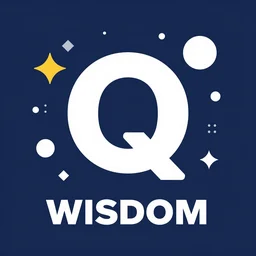 isometric flat art graphic for wisdom q that is exciting and promotional
