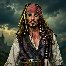 captain Jack sparrow caricature