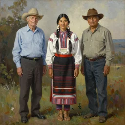 Richard Schmid and Jeremy Lipking and Antonio Rotta full length portrait painting of a young beautiful traditonal american indian woman