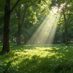 environment art, crepuscular rays
