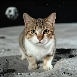 first cat on the moon
