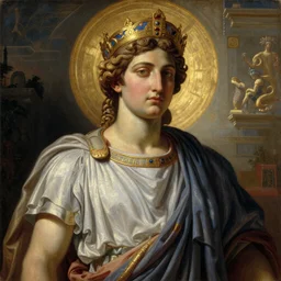 majestic gracious regal seductive oracle of delphi portrait, ancient greece, atmospheric lighting, painted, intricate, volumetric lighting, beautiful, rich deep colours masterpiece, golden hour, sharp focus, ultra detailed, by leesha hannigan, ross tran, thierry doizon, kai carpenter, ignacio fernandez rios