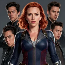 a portrait of scarlett johansson black widow, art by lois van baarle and loish and ross tran and rossdraws and sam yang and samdoesarts and artgerm, digital art, highly detailed, intricate, sharp focus, trending on artstation hq, deviantart, unreal engine 5, 4 k uhd image