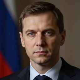 professional photo of a person looking like alexey navalny who is the president of russia