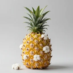 pineapple made of cotton