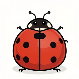 cute lady bug, clip art, trending on artstation, 8 k,