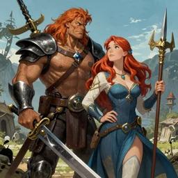 Thorgal and Aaricia, by Rosinski