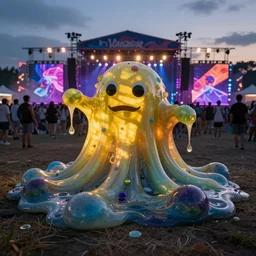 music festival but it’s just slime just slime