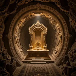 buried tunnel, sacrificial altar, exquisite, volumetric lighting, 8 k octane beautifully detailed render, post - processing, extremely hyper - detailed, intricate, epic composition, cinematic lighting, masterpiece, trending on artstation, stunning art by caravaggio, by bakshi, beautiful cinematic light