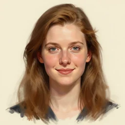 photo of ida rentoul outhwaite with simple smile paint detailed digital artstation, portrait hd 4 k, y greg rutkowski and gaston bussiere and craig mullins and j. c. leyendecker, hd