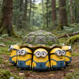 Minions make testudo formation in the forests of germania, Totenberg forest