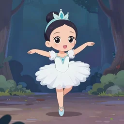 fairy ballerina, chibi anime