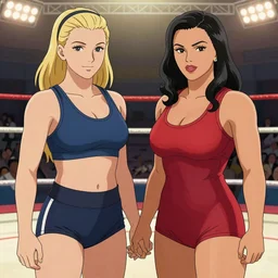 Admiral Rachel Levine versus Caitlyn Jenner in an oil wrestling contest