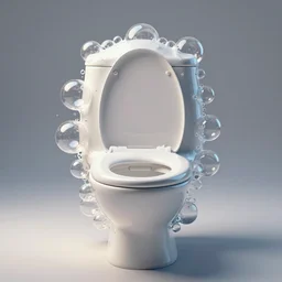 : futuristic abstract bubbly toilet, cinematic lighting, hyper - realistic, detailed, marcel duchamp, render by c 4 d octane, unreal engine, 8 k 3 d render