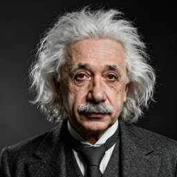 sci - fi einstein portrait