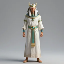 complex 3 d render hyper realistic ultra sharp full length illustration of a handsome! calm powerful athletically built white haired demon necromancer, egyptian robes, ancient god, asura arms, porgas d ace, hell boy, flame god, d & d, dio from jojo's bizarre adventures, broly, medieval fantasy, draconic, character design, intricate, octane render, concept art, resin, 8 k, hd, epic scene, dante's inferno, symmetrical, art by takeshi obata + billelis + hirohiko araki + artgerm + alphonse mucha