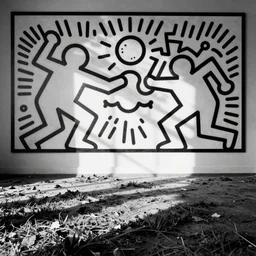 portland trail blazers, by keith haring