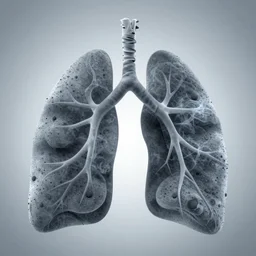 smoke in lungs