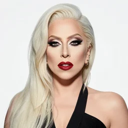 award winning portrait of lady gaga, photo by mark mann