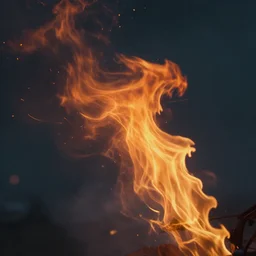 embers in the wind, cinematic, anamorphic, surreal, detailed, 4 k, octane render