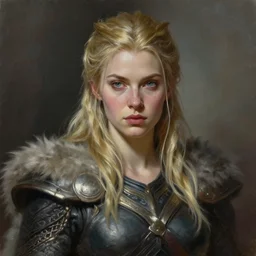 perfectly - portrait of a beautiful female odin character, intricate, highly detailed, digital painting, loose brush strokes, realistic shaded lighting, artstation, concept art, smooth, sharp focus, illustration, realism, oil painting, unreal engine 5, 8 k, art by sam spratt and peter mohrbacher