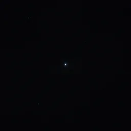 the blackness of space