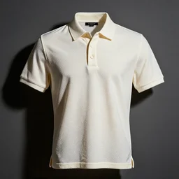 a detailed high key lighting product photo of a victorian gap polo shirt. couture. high fashion. fashion week
