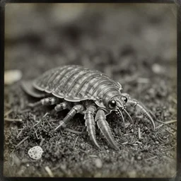 tardigrade!!! daguerreotype portrait photograph. ansel adams. highly detailed. old timey.