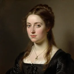 jane austen, painting by rossetti bouguereau, detailed art, artstation