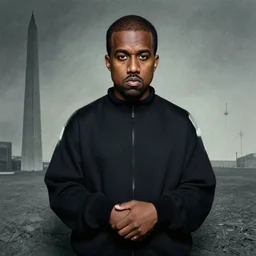 kanye west album cover made by Zdzisław Beksiński, smooth 8k beautiful scene