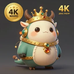 concept character creature design digital art of a Byzantine creature, cute, round, trending on Pixiv, award winning, 4k