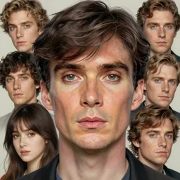 realistic detailed face portrait of cillian murphy by alphonse mucha, ayami kojima, amano, greg hildebrandt, and mark brooks, male, art nouveau, neo - gothic, gothic