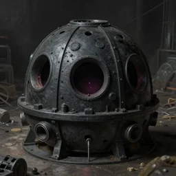 A black hole containment unit by Studio Ghibli and Peter Mohrbacher, cinematic matte painting, trending on Artstation