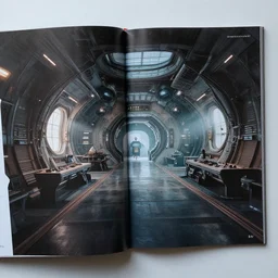 fuji 5 0 r 3 5 mm, architectural studio magazine photography, alien movie high detailed spaceship interior, soft light