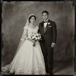 1 9 2 0, unusual wedding photo, tintype